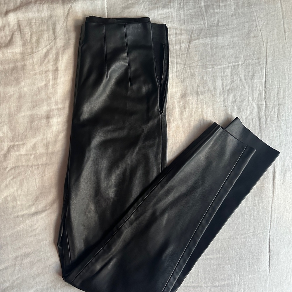 Zara Faux Leather Skinny Pants